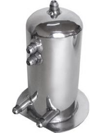 Récupérateur d'huile / Catchtank (2.5 litres) en aluminium, connexions filetées DASH 8