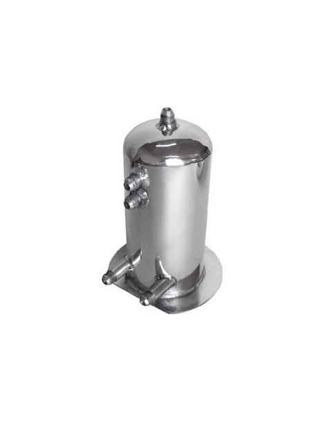 Récupérateur d'huile / Catchtank (2.5 litres) en aluminium, connexions filetées DASH 8