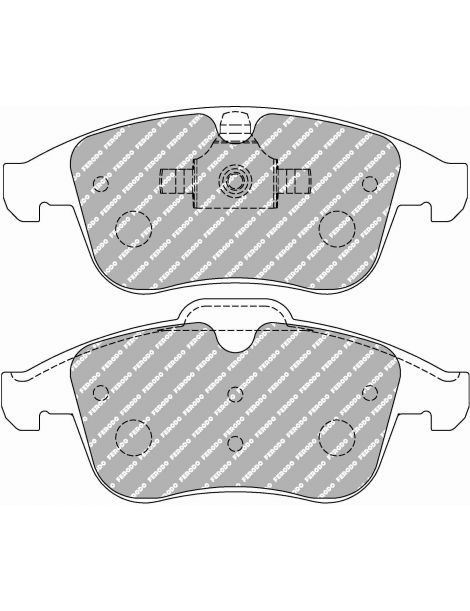 Plaquettes de frein FERODO référence FCP4249H (le jeu)